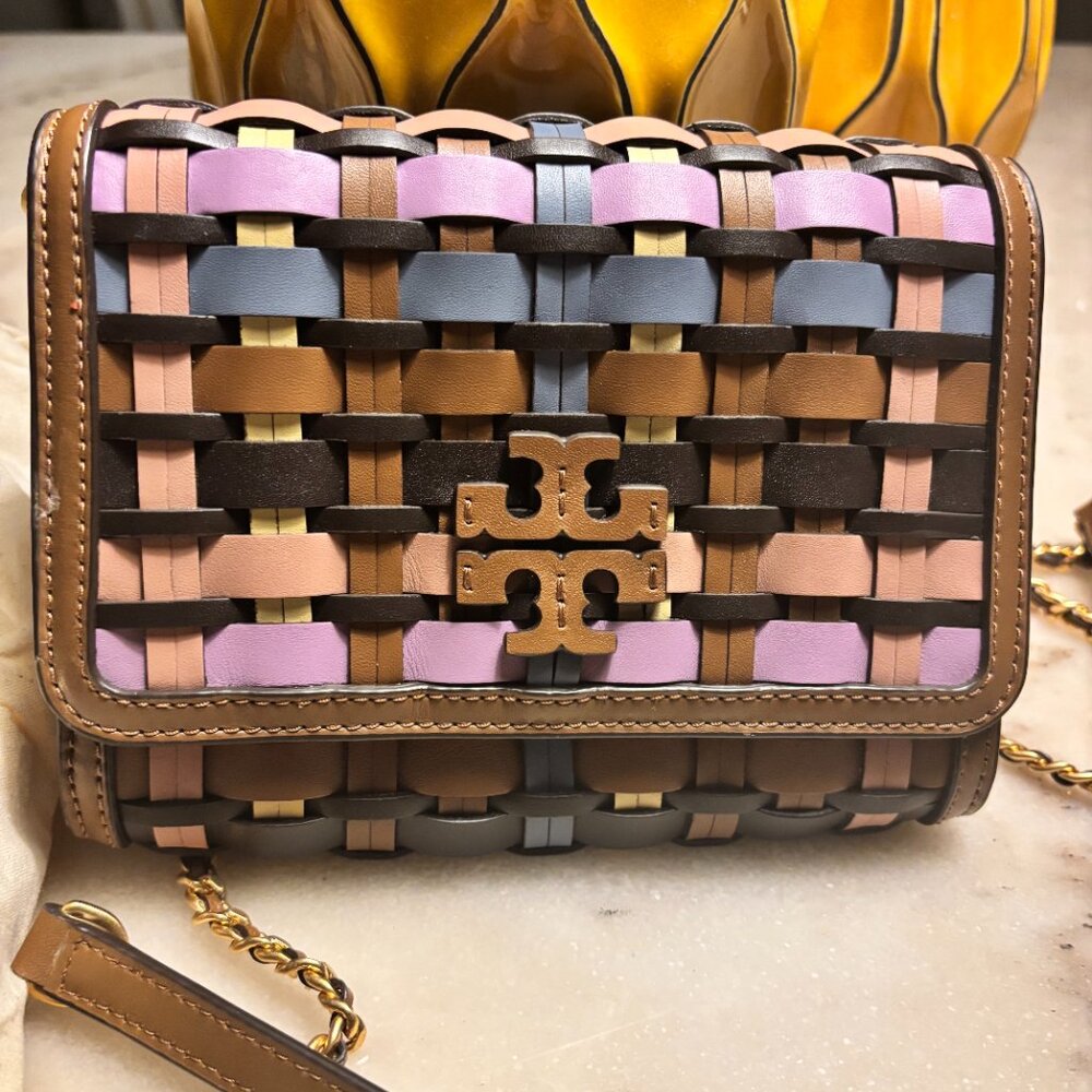 Tory Burch Britten Woven Crossbody